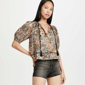 The Great Tassel Tie Ravine Top HEIRLOOM WILDFLOWER Size 3 / L